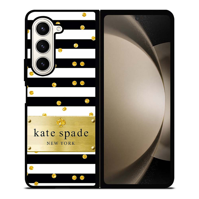 KATE SPADE POLKADOTS GOLD Samsung Galaxy Z Fold 5 Case Cover