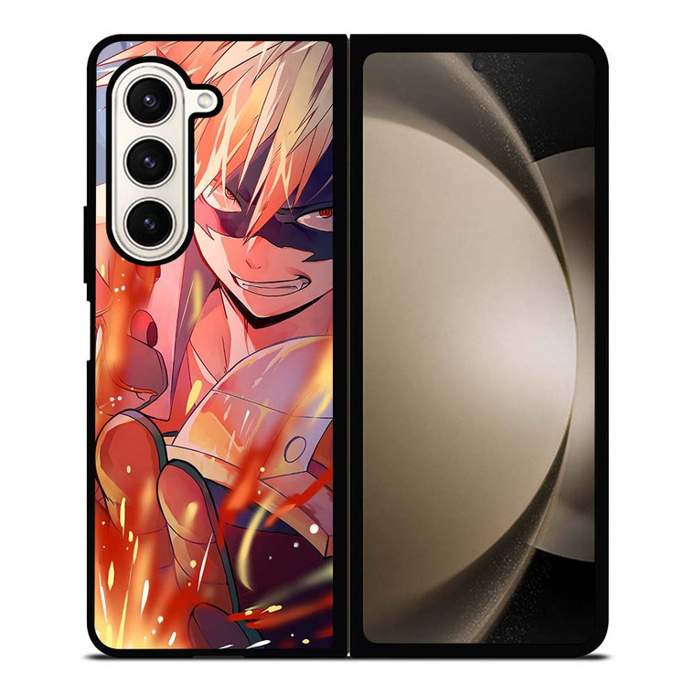 KATSUKI BAKUGO MY HERO ACADEMIA 2 Samsung Galaxy Z Fold 5 Case Cover KATSUKI BAKUGO MY HERO ACADEMIA 2 Samsung Galaxy Z Fold 5 Case Cover