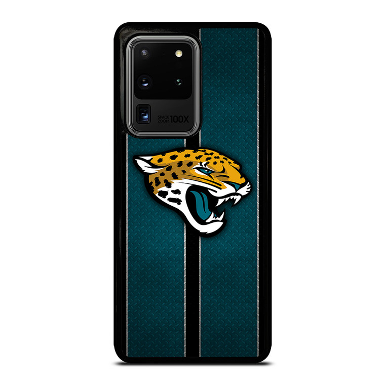 JACKSONVILLE JAGUARS NFL METAL STRIPE Samsung Galaxy S20 Ultra Case Cover