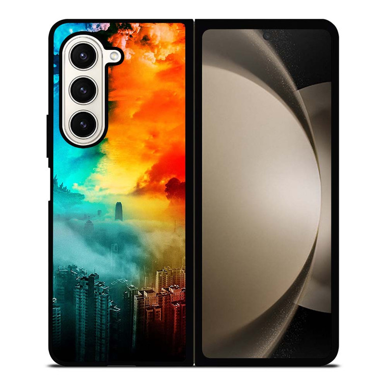 KINGKONG VS GODZILLA CITY Samsung Galaxy Z Fold 5 Case Cover