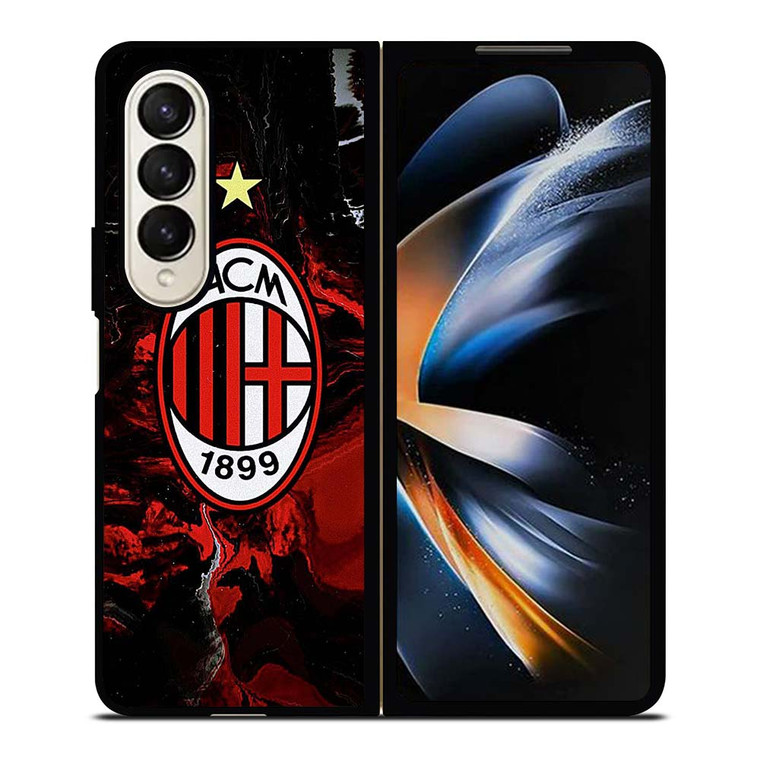 AC MILAN MARBLE LOGO Samsung Galaxy Z Fold 4 Case Cover