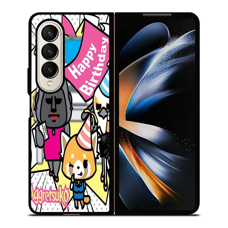 AGGRETSUKO BIRTHDAY PARTY Samsung Galaxy Z Fold 4 Case Cover