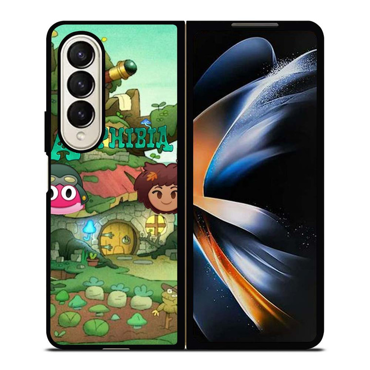 AMPHIBIA CARTOON EMOJI Samsung Galaxy Z Fold 4 Case Cover