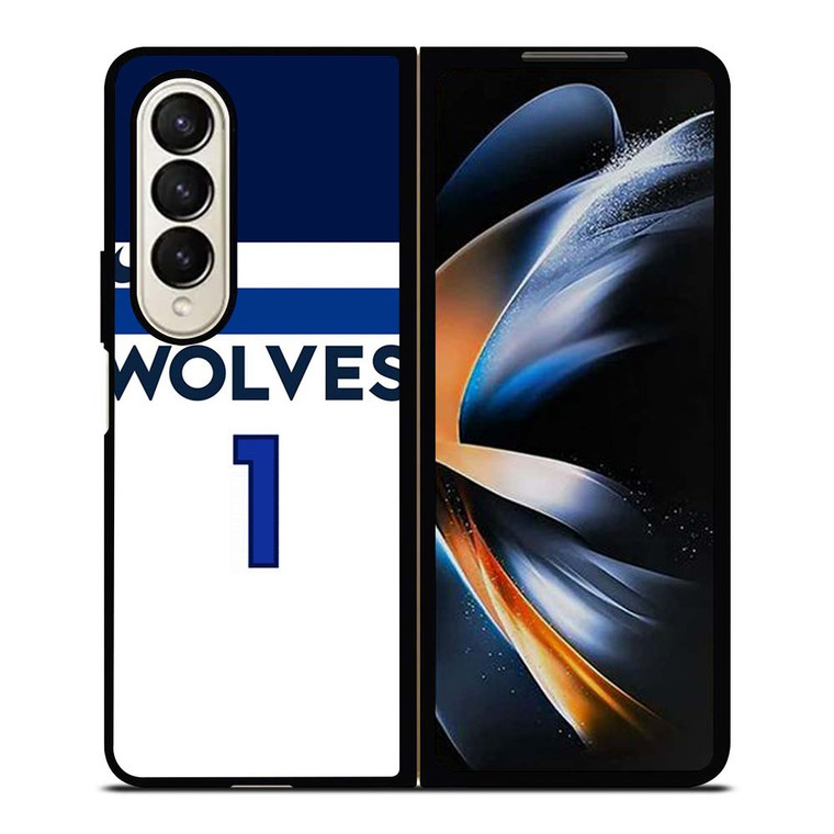 ANTHONY EDWARDS MINNESOTA TIMBERWOLVES NBA Samsung Galaxy Z Fold 4 Case Cover