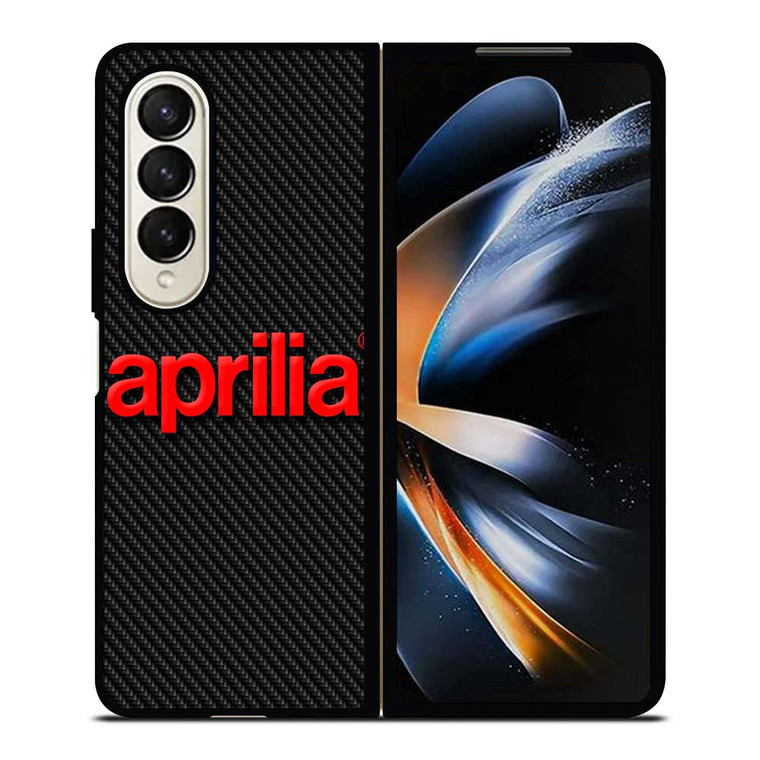 APRILIA MOTOR CARBON LOGO Samsung Galaxy Z Fold 4 Case Cover