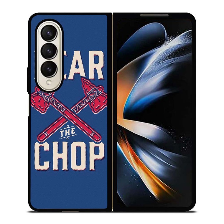 ATLANTA BRAVES FEAR THE CHOP Samsung Galaxy Z Fold 4 Case Cover