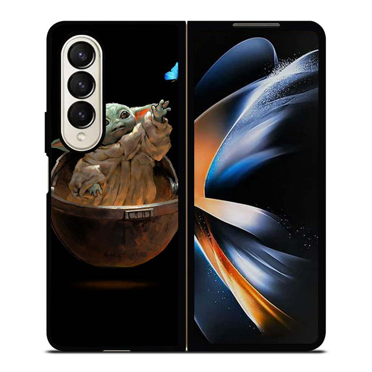 BABY YODA STAR WARS ART Samsung Galaxy Z Fold 4 Case Cover