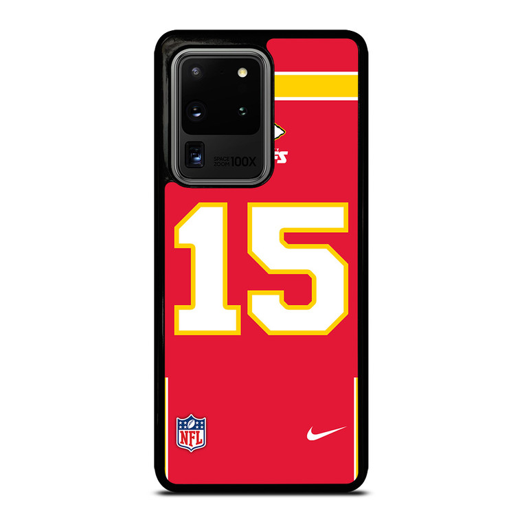 KANSAS CITY CHIEFS PATRICK MAHOMES 15 NFL NIKE Samsung Galaxy S20 Ultra Case Cover