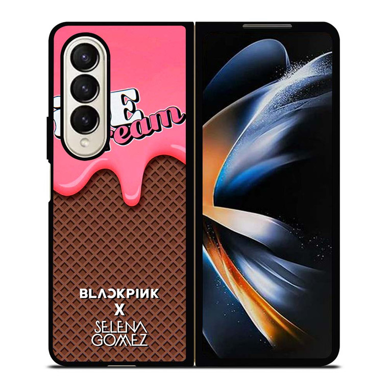 BLACK PINK SELENA GOMEZ ICE CREAM Samsung Galaxy Z Fold 4 Case Cover