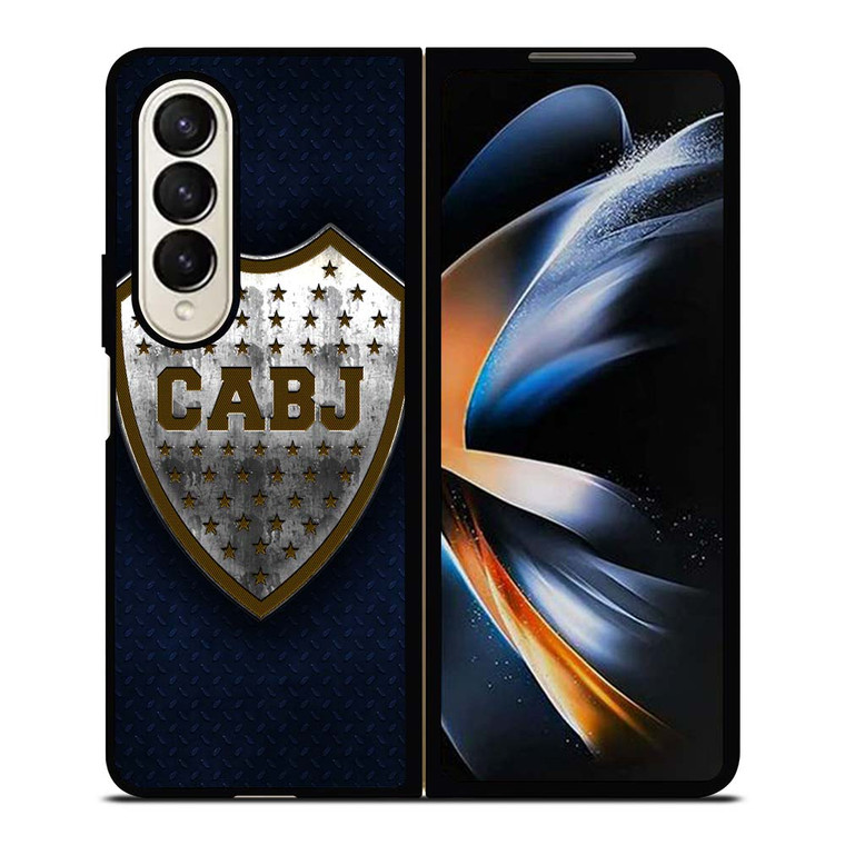 BOCA JUNIORS FC METAL LOGO Samsung Galaxy Z Fold 4 Case Cover