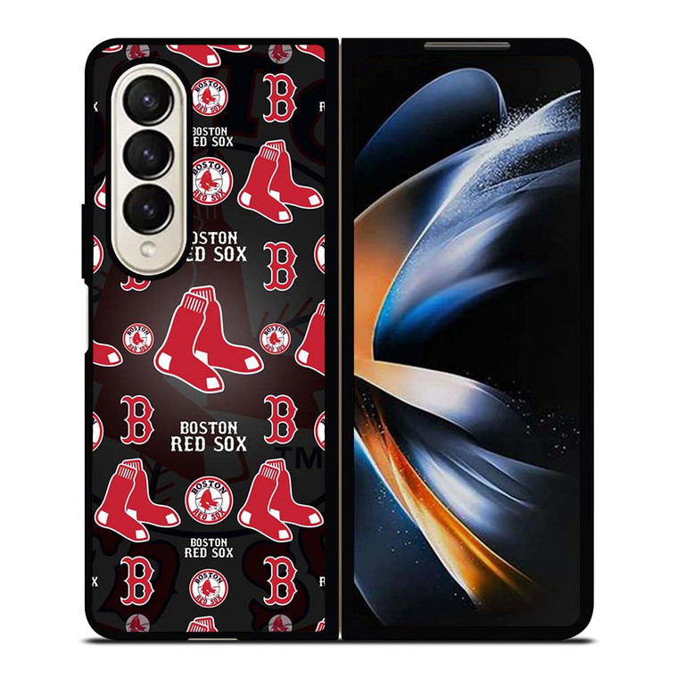 BOSTON RED SOX MLB COLLAGE Samsung Galaxy Z Fold 4 Case Cover