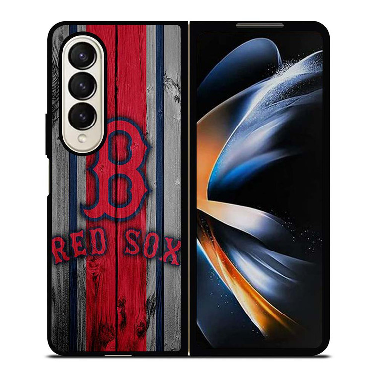 BOSTON RED SOX WOODEN LOGO Samsung Galaxy Z Fold 4 Case Cover