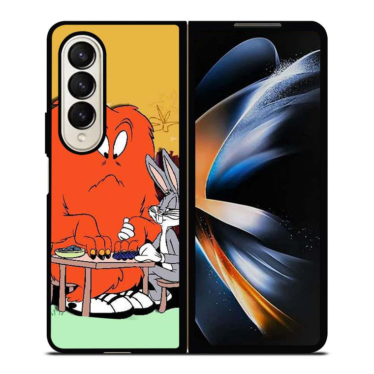 BUGS BUNNY AND GOSSAMER RED LOONEY TUNNES Samsung Galaxy Z Fold 4 Case Cover