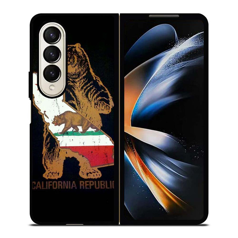 CALIFORNIA REPUBLIC BEAR ICON Samsung Galaxy Z Fold 4 Case Cover