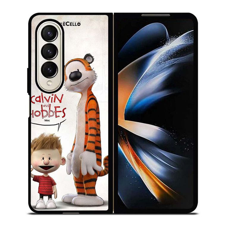 CALVIN AND HOBBES 3D Samsung Galaxy Z Fold 4 Case Cover