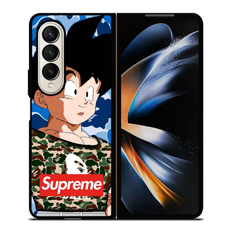 CAMO GOHAN BAPE SUPREME Samsung Galaxy Z Fold 4 Case Cover