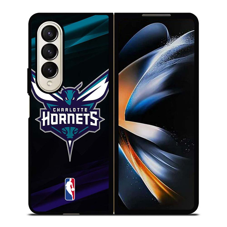 CHARLOTTE HORNETS NBA LOGO Samsung Galaxy Z Fold 4 Case Cover