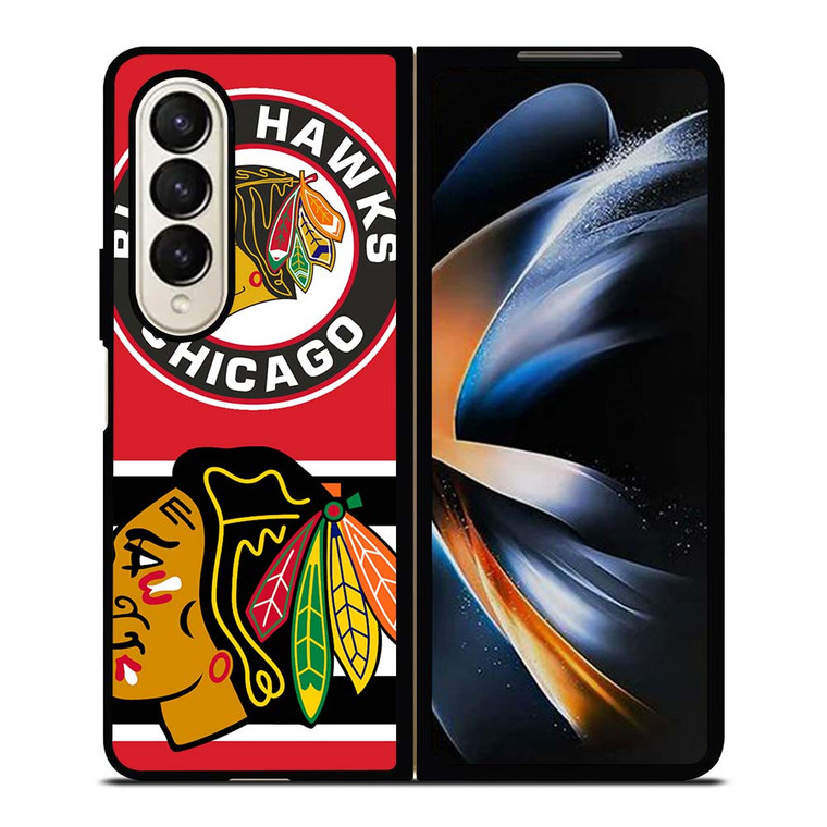 CHICAGO BLACKHAWKS NHL LOGO Samsung Galaxy Z Fold 4 Case Cover