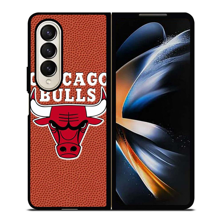 CHICAGO BULLS BASKETBALL EMBOSS Samsung Galaxy Z Fold 4 Case Cover