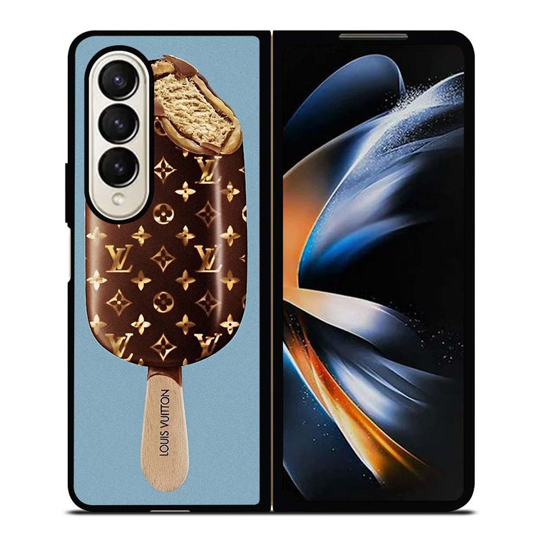 CHOCOLATE ICE CREAM LOUIS VUITTON Samsung Galaxy Z Fold 4 Case Cover