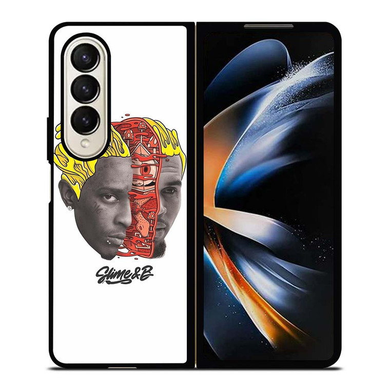 CHRIS BROWN YOUNG THUG SLIME & B Samsung Galaxy Z Fold 4 Case Cover