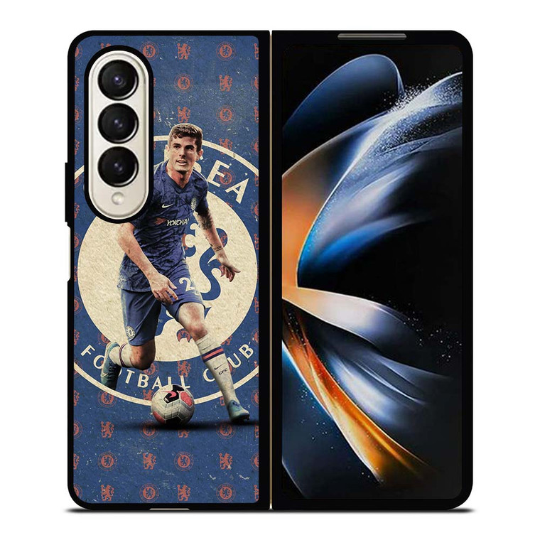 CHRISTIAN PULISIC CHELSEA ART Samsung Galaxy Z Fold 4 Case Cover