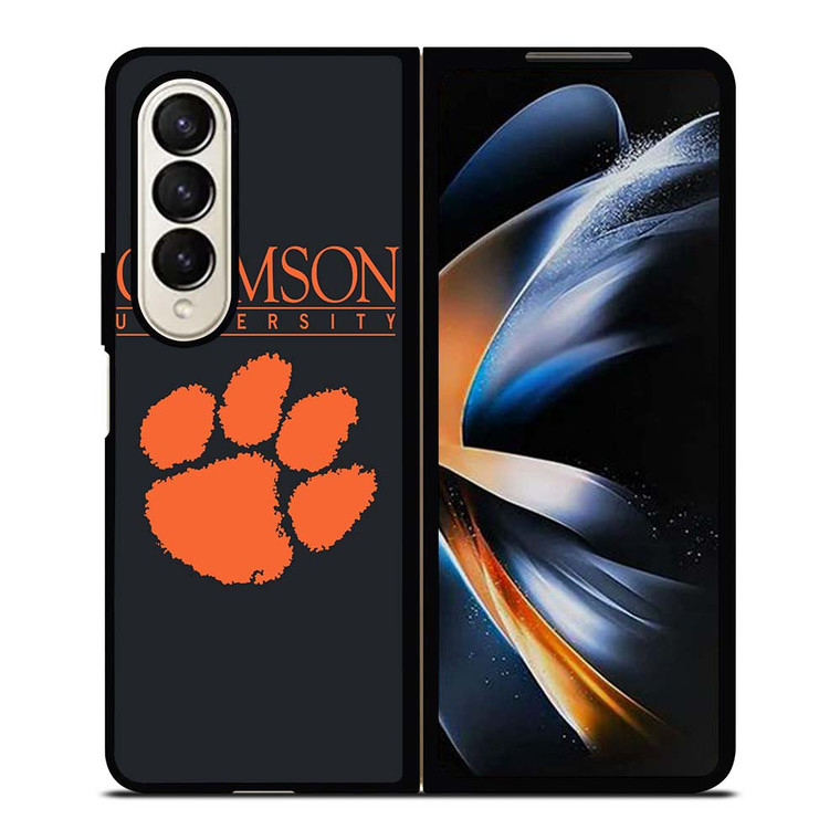 CLEMSON TIGERS SIMPEL LOGO Samsung Galaxy Z Fold 4 Case Cover