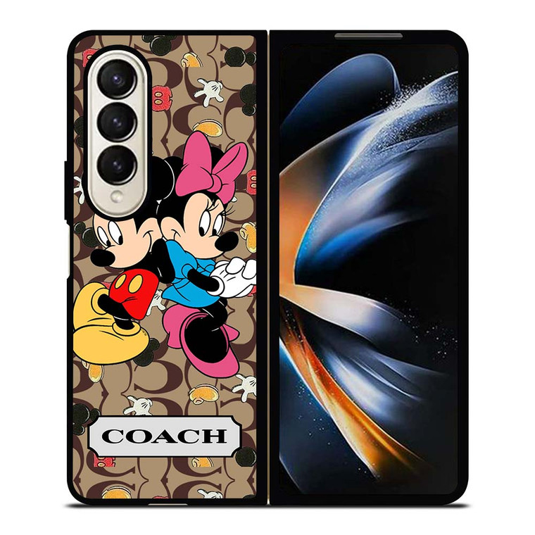 COACH MICKEY MINNIE MOUSE LOVE Samsung Galaxy Z Fold 4 Case Cover
