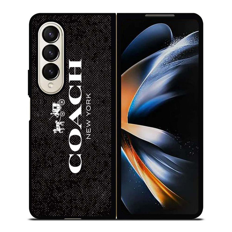 COACH NEW YORK SIGNATURE Samsung Galaxy Z Fold 4 Case Cover