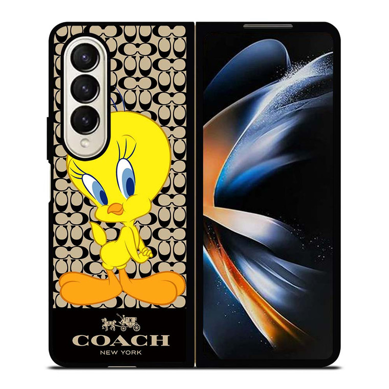 COACH NEW YORK TWEETY BIRD Samsung Galaxy Z Fold 4 Case Cover