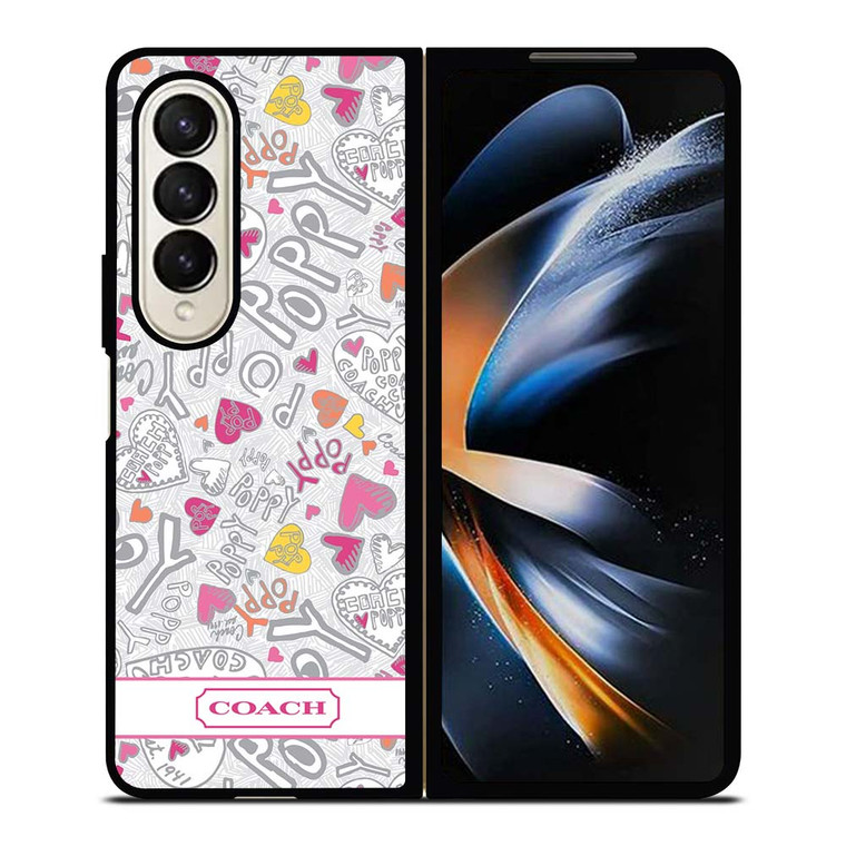 COACH POPPY COLOR Samsung Galaxy Z Fold 4 Case Cover