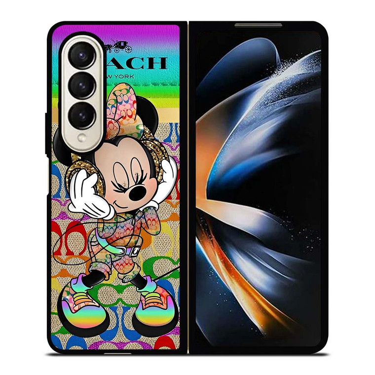 COACH RAINBOW MICKEY Samsung Galaxy Z Fold 4 Case Cover