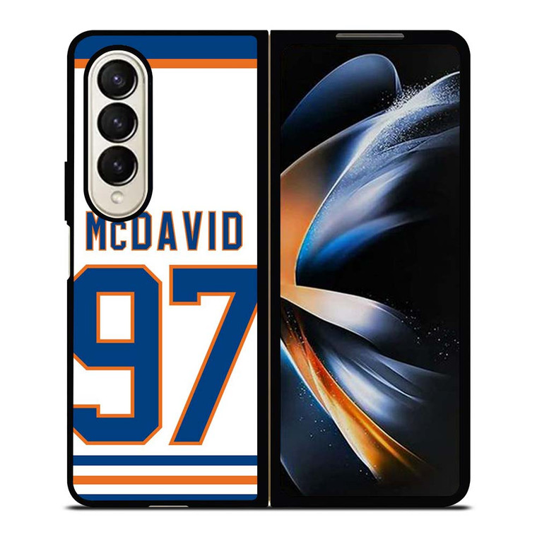 CONNOR MCDAVID EDMONTON OILERS KIT Samsung Galaxy Z Fold 4 Case Cover