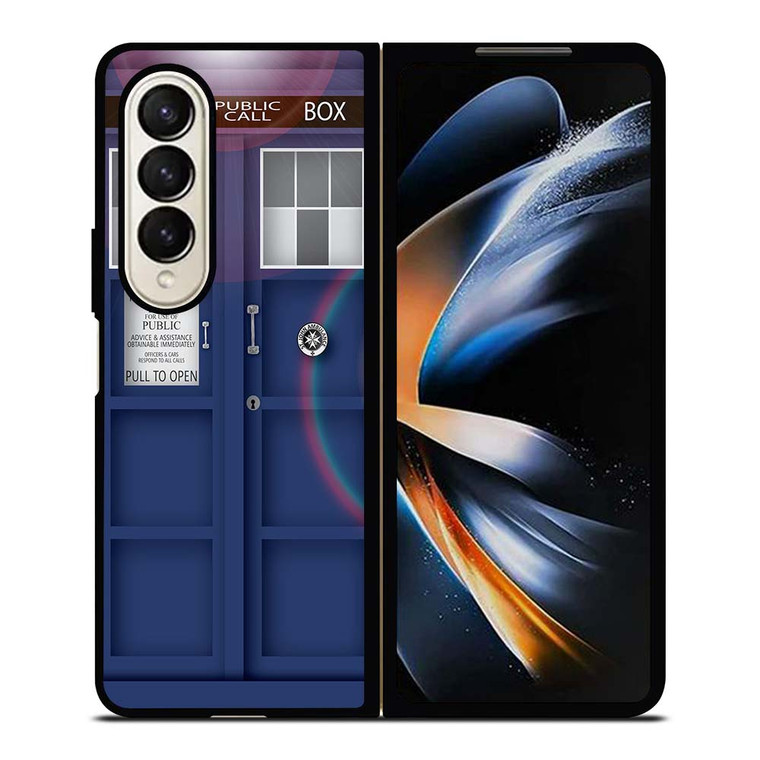 DOCTOR WHO PUBLIC CALL BOX Samsung Galaxy Z Fold 4 Case Cover