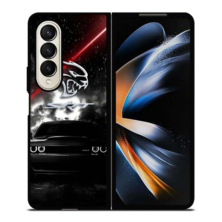 DODGE SRT BLACK CAR Samsung Galaxy Z Fold 4 Case Cover