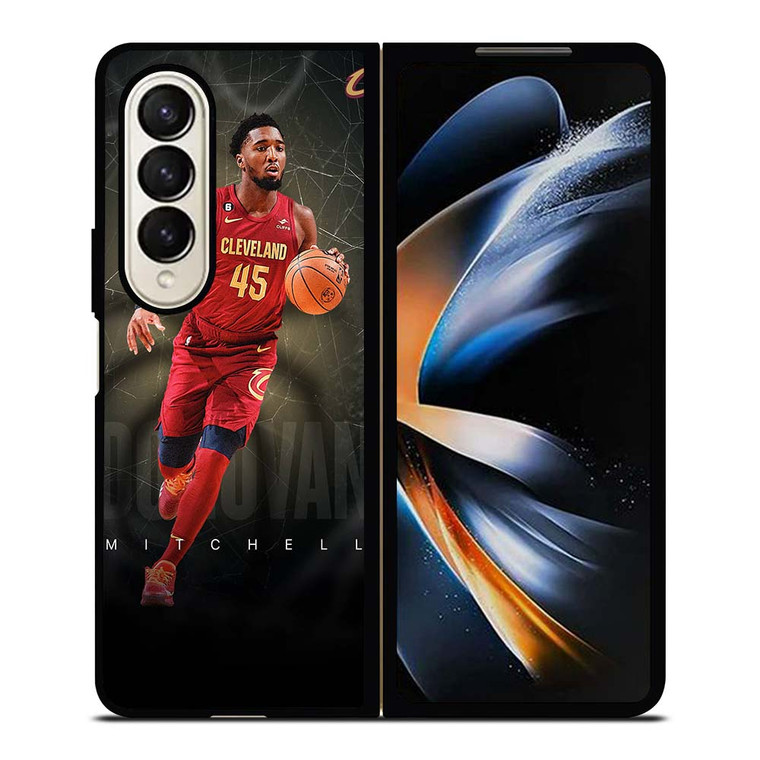 DONOVAN MITCHELL CLEVELAND CAVALIERS Samsung Galaxy Z Fold 4 Case Cover