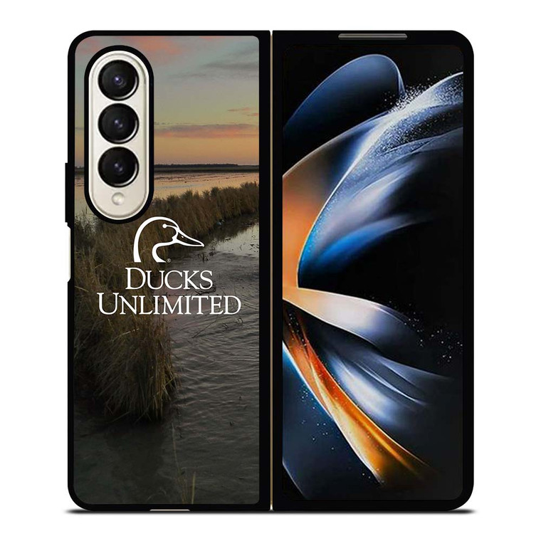 DUCKS UNLIMITED LOGO  Samsung Galaxy Z Fold 4 Case Cover