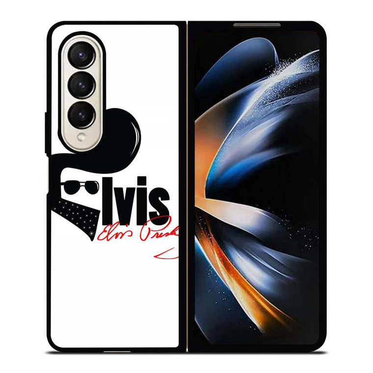 ELVIS PRESLEY SILHOUETTE Samsung Galaxy Z Fold 4 Case Cover ELVIS PRESLEY SILHOUETTE Samsung Galaxy Z Fold 4 Case Cover