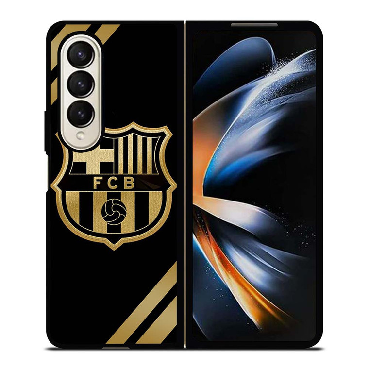 FC BARCELONA GOLD LOGO Samsung Galaxy Z Fold 4 Case Cover
