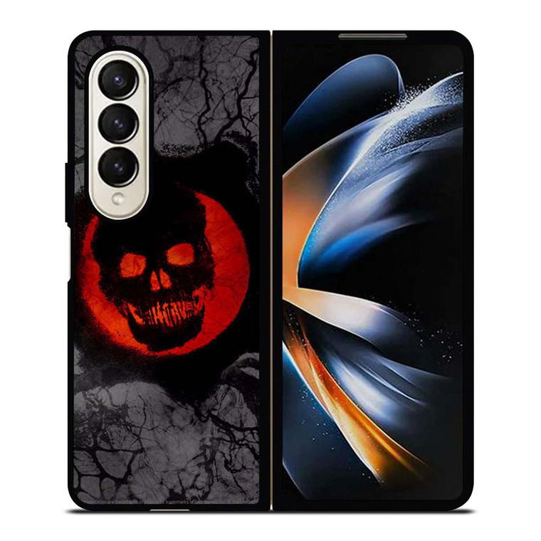 GEARS OF WAR SKULL GLOW Samsung Galaxy Z Fold 4 Case Cover