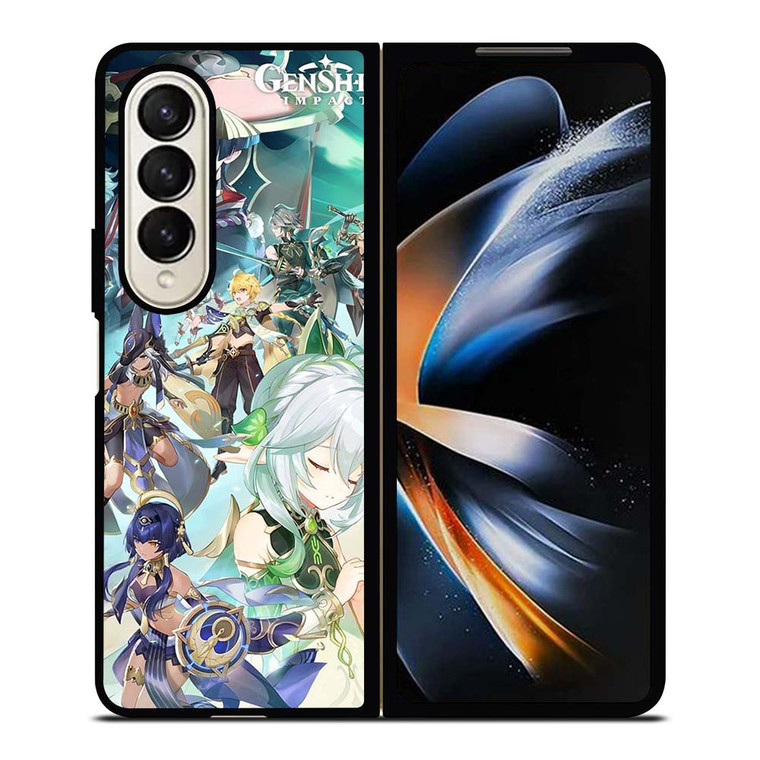 GENSHIN IMPACT MOBILE GAME CHARACTERS Samsung Galaxy Z Fold 4 Case Cover