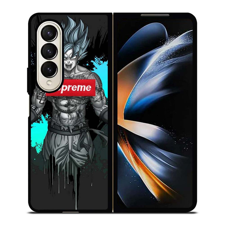 GOKU SUPREME SPLASH PAINT EFFECT Samsung Galaxy Z Fold 4 Case Cover