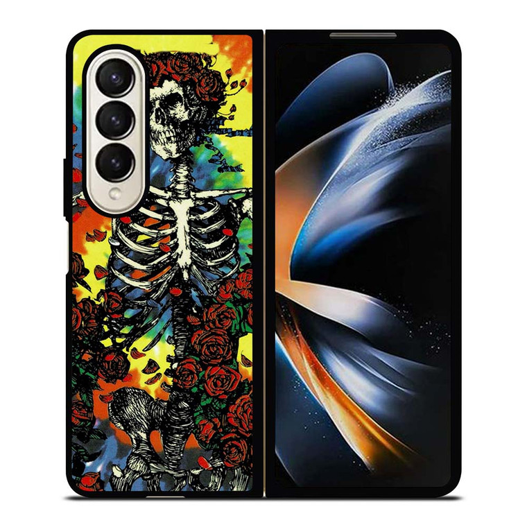GRATEFUL DEAD SKULL AND ROSE NEW Samsung Galaxy Z Fold 4 Case Cover