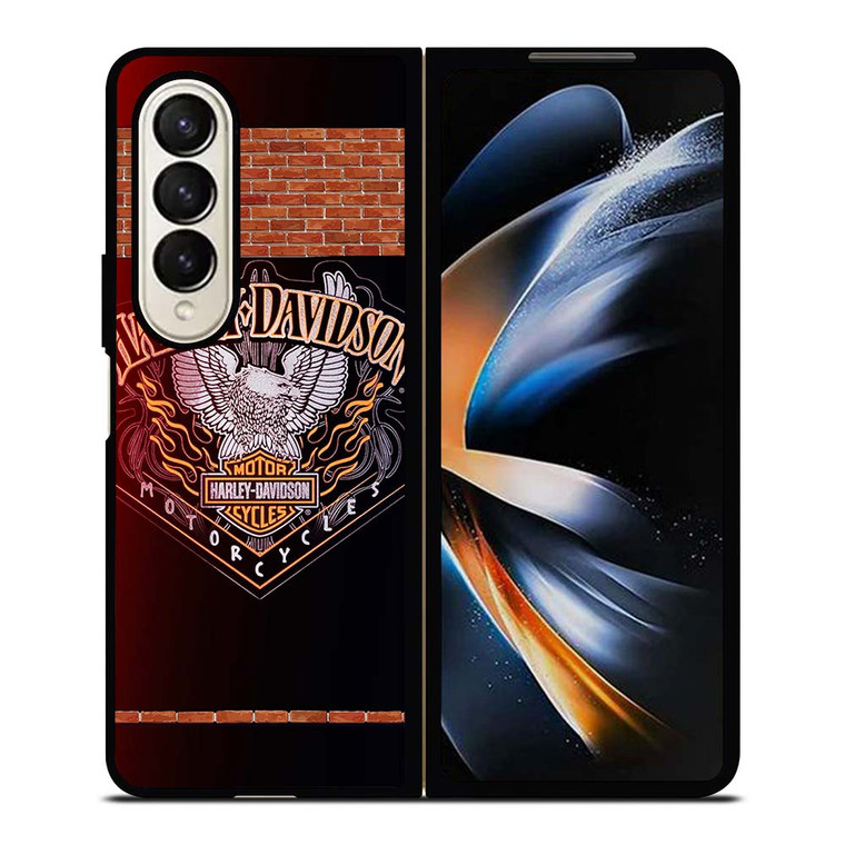 HARLEY DAVIDSON EAGLE BADGE Samsung Galaxy Z Fold 4 Case Cover