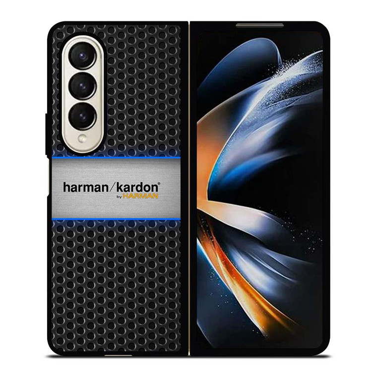 HARMAN KARDON SPEAKER CARBON Samsung Galaxy Z Fold 4 Case Cover