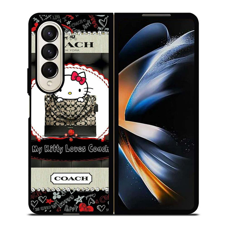 HELLO KITTY LOVES COACH Samsung Galaxy Z Fold 4 Case Cover