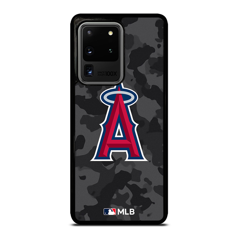 LOS ANGELES ANGELS BASEBALL BLACK CAMO Samsung Galaxy S20 Ultra Case Cover