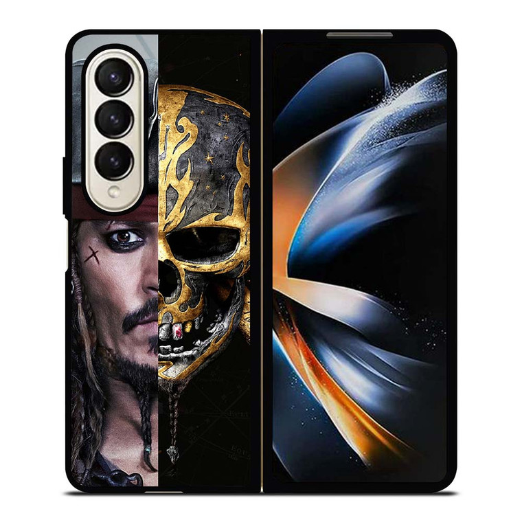 JACK SPARROW PIRATES OF THE CARIBBEAN SKULL Samsung Galaxy Z Fold 4 Case Cover
