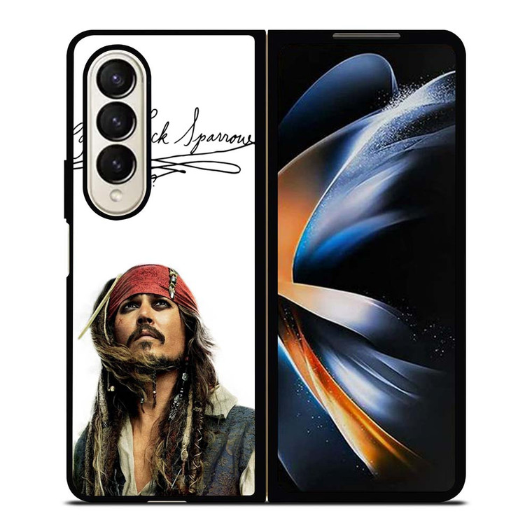 JACK SPARROW SIGNATURE PIRATES OF THE CARIBBEAN  Samsung Galaxy Z Fold 4 Case Cover