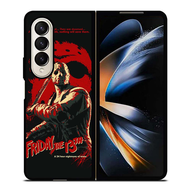 JASON FRIDAY THE 13TH POSTER Samsung Galaxy Z Fold 4 Case Cover